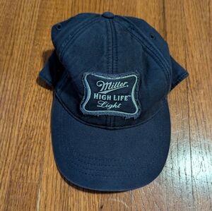 Miller High Life Light | Cotton Logo Fitted Hat | Blue